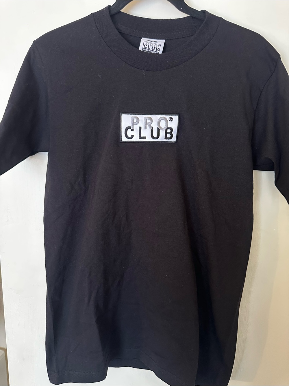 Pro Club Men's Black Logo T-Shirt